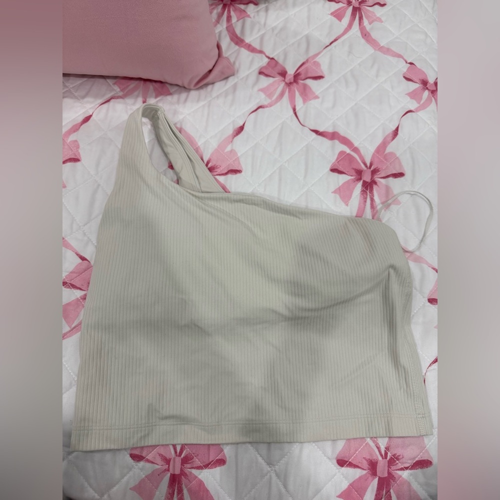lululemon athletica Cream Sports Bra